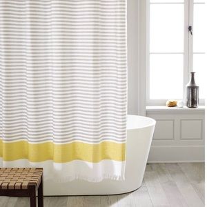Target Grey & Yellow Shower Curtain